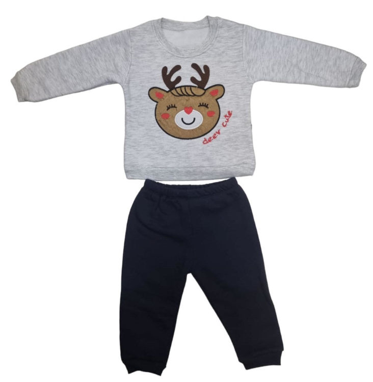 Picture of 2060 BOYS / GIRLS UNISEX TWO PIECE THERMAL FLEECY TRACKSUIT